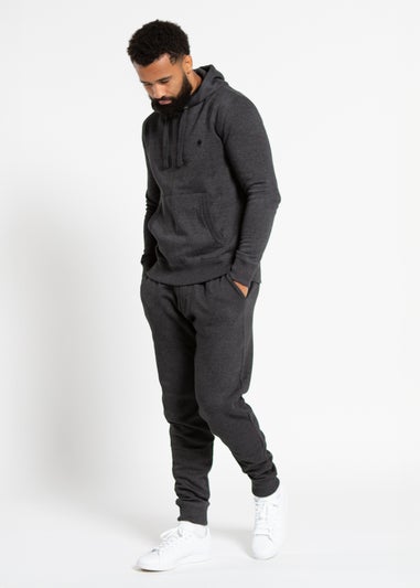 French Connection Charcoal Cotton Blend Joggers