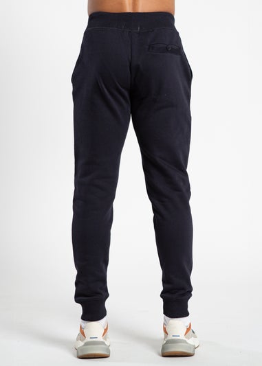 French Connection Navy Cotton Blend Joggers