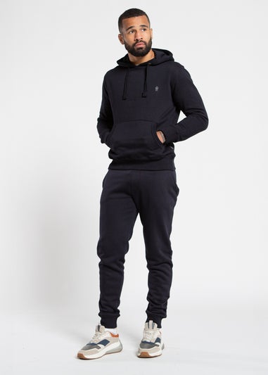 French Connection Navy Cotton Blend Joggers