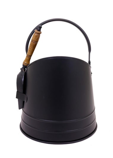 Charles Bentley Alder Coal Bucket with Shovel