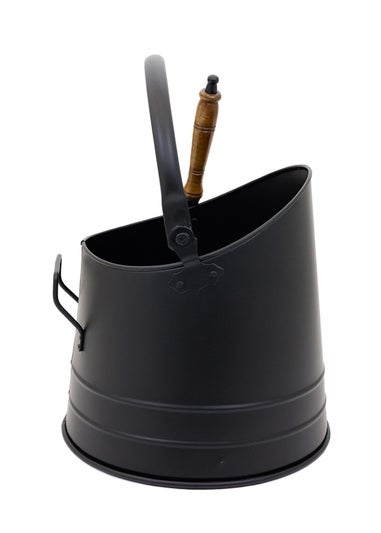 Charles Bentley Alder Coal Bucket with Shovel