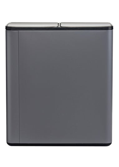 Charles Bentley Double Compartment Grey Kitchen Bin