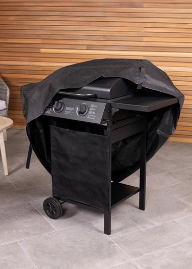 Charles Bentley Universal Gas Charcoal Premium BBQ Cover Polyester Canvas Small (2 Burner)