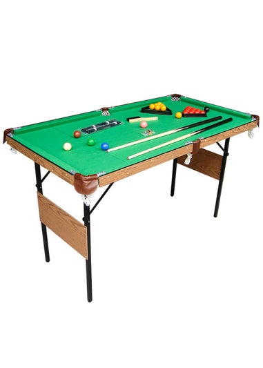 Charles Bentley 6in Pool Table Green (4ft)