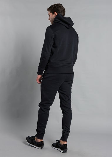 French Connection Navy Cotton Blend Hoody & Jogger Tracksuit Co-Ord