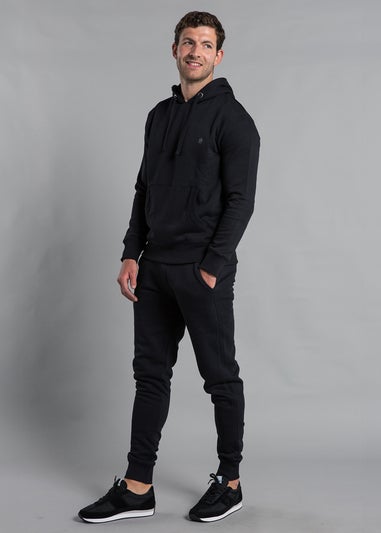 French Connection Navy Cotton Blend Hoody & Jogger Tracksuit Co-Ord