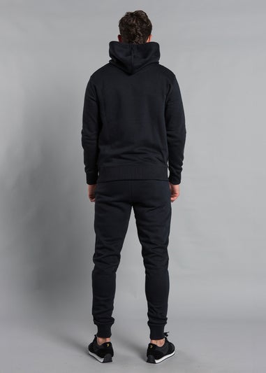 French Connection Navy Cotton Blend Hoody & Jogger Tracksuit Co-Ord