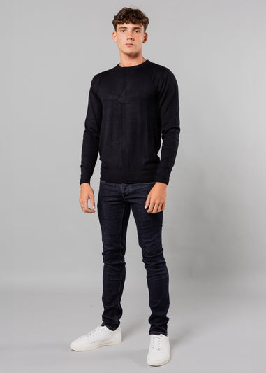 French Connection Navy Crew Neck Knitted Jumper