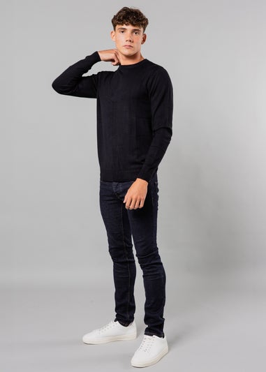 French Connection Navy Crew Neck Knitted Jumper