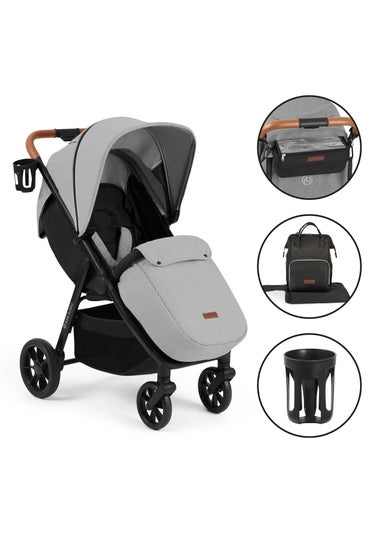 Ickle Bubba Light Grey Stomp Stride Prime Stroller