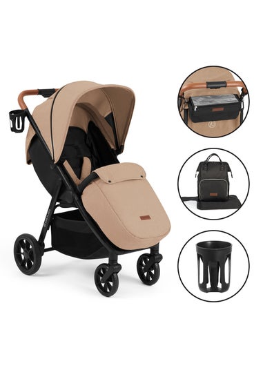 Ickle Bubba Beige Stomp Stride Prime Stroller