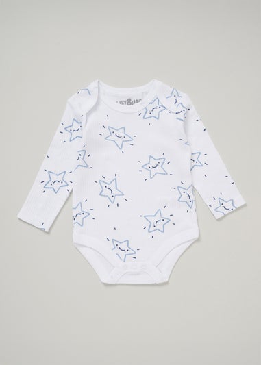 Lily and Jack Blue 10-Piece Bodysuit Baby Gift Set (0-6 months)