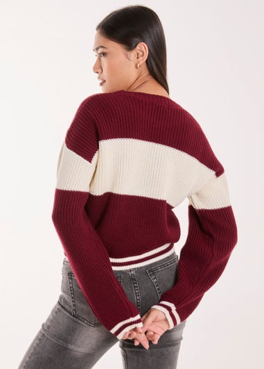 Pink Vanilla Red Los Angeles Knit Jumper