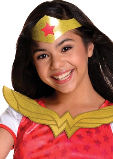 Wonder Woman Fancy Dress Costume Deluxe (4-14 yrs)