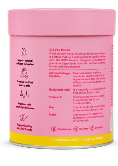 SOLV. Collagen Mango & Lychee Powder Tube (188g )
