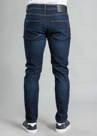 Tokyo Laundry Dark Blue Classic Slim Fit Denim Jeans