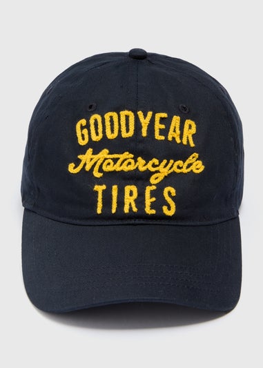 Navy Good Year Motorcycle Cap