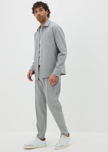 Grey Smart Co Ord Shacket