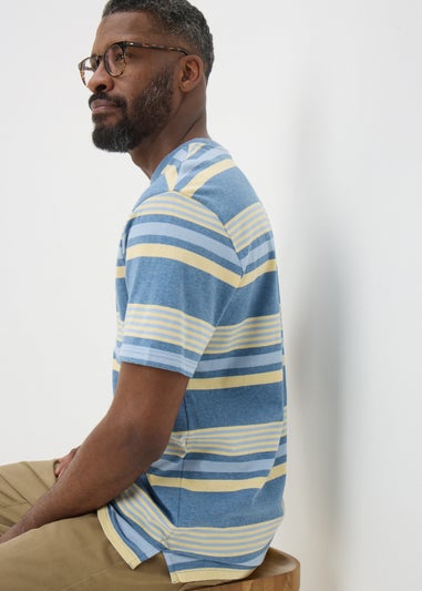 Lincoln Blue Stripe T-Shirt