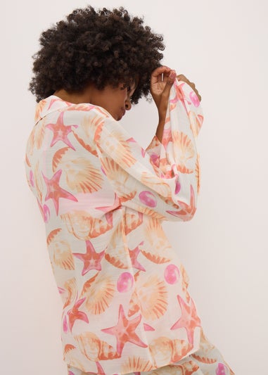 Multicolour Starfish Co Ord Shirt