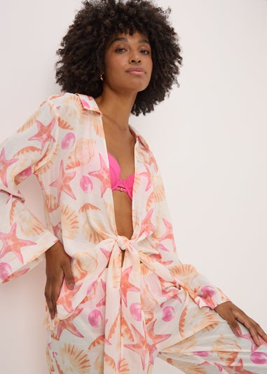 Multicolour Starfish Co Ord Shirt