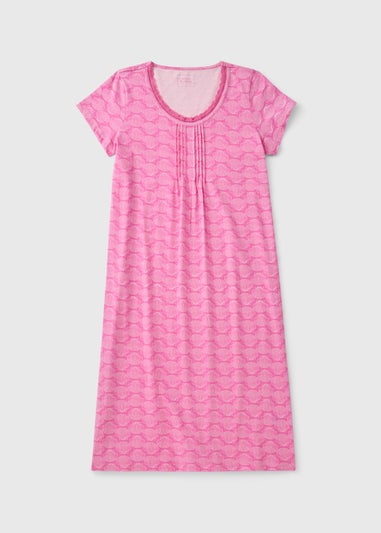 Pink Shell Lace Nightie