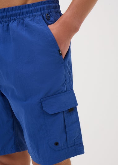 Blue Cargo Swimming Shorts