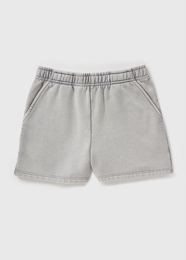Girls Grey Palm Beach Shorts (7-15yrs)