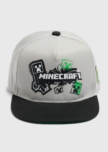 Boys Minecraft Grey Cap