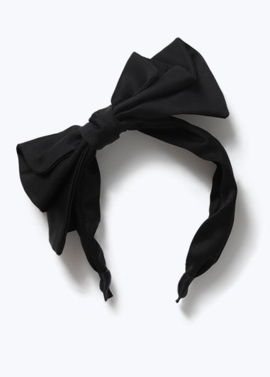 Muse Black Triple Bow Headband