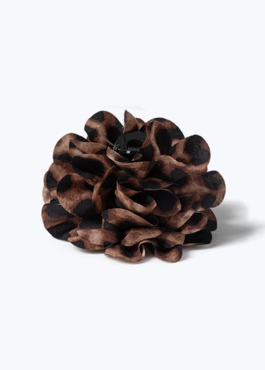 Muse Leopard Flower Hair Claw