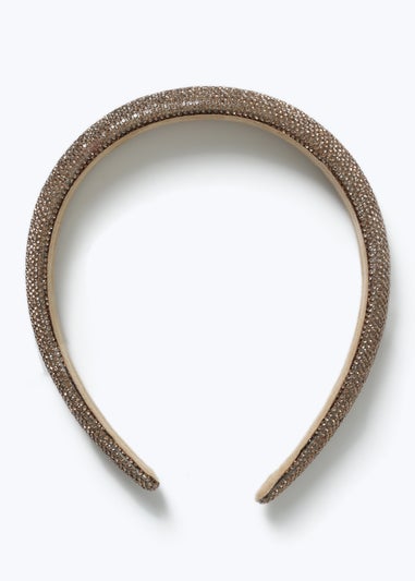 Muse Bronze Chunky Rhinestone Headband