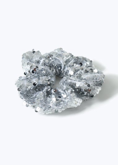 Muse Silver Sequin Scrunchie