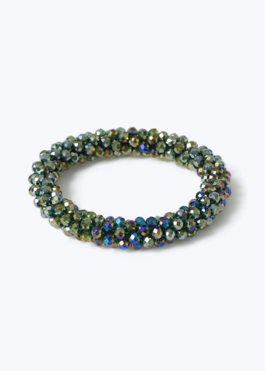 Muse Green Facet Bracelet