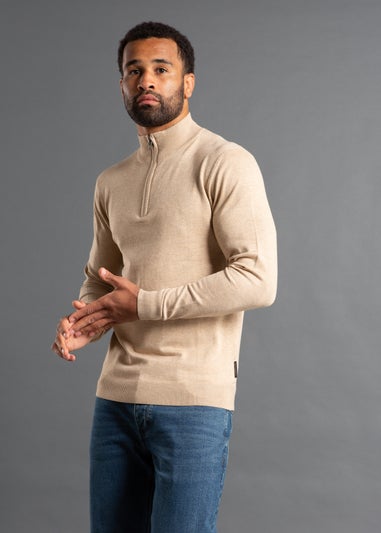 French Connection Camel Knitted Jumper