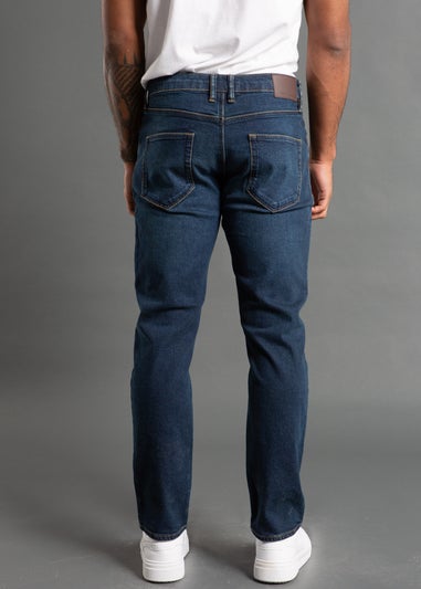 French Connection Denim Blue Cotton Slim Fit Stretch Jeans