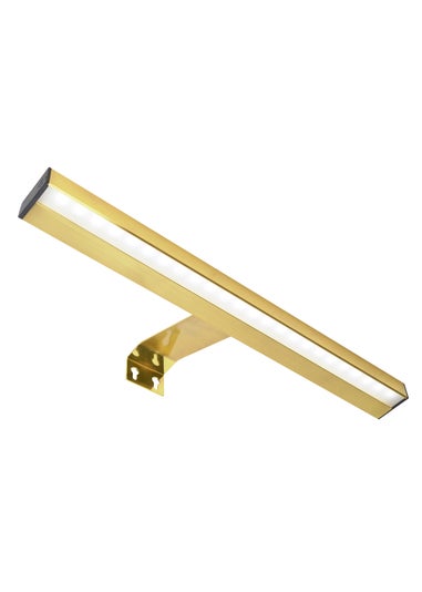 ValueLights Brushed Gold Wall Light Integrated LED (4cm x 40cm x 16.5cm)