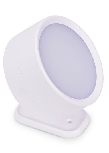 ValueLights Pair of Matte White Wall Light Integrated LED (4.5cm x 7.5cm x 7.5cm)