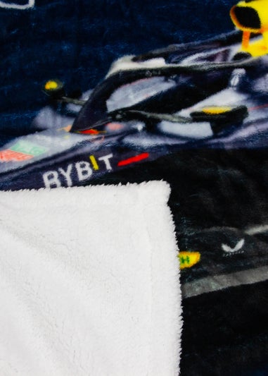 Redbull Black Formula 1 Digital Sherpa Fleece Throw