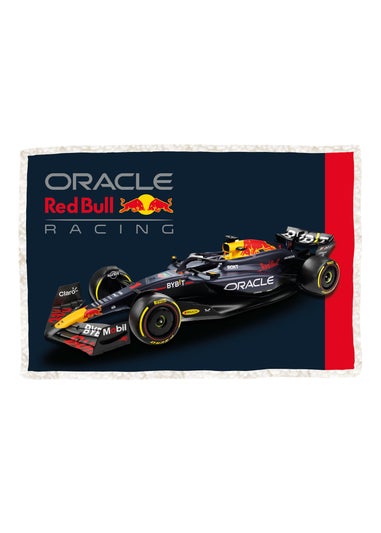 Redbull Black Formula 1 Digital Sherpa Fleece Throw