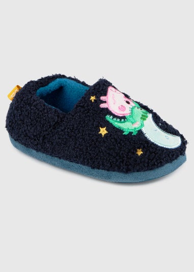 Totes Kids Blue Novelty Slippers