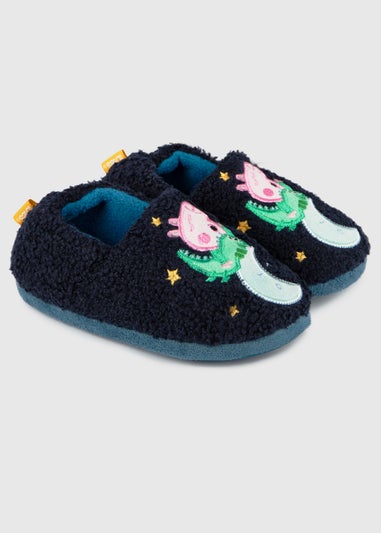 Totes Kids Blue Novelty Slippers