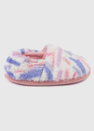 Totes Toasties Multi Girls Short Full Back Slippers