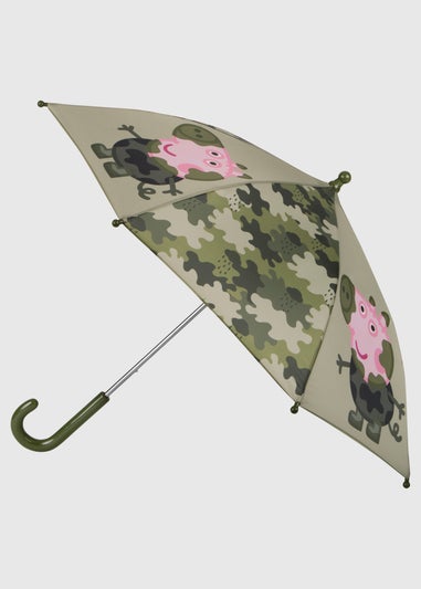 Totes Peppa Pig Kids George Pig Camo Walker Umbrella