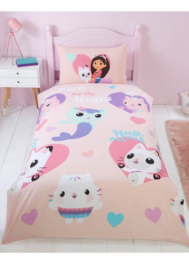 Gabby's Dollhouse Pink Duvet Set