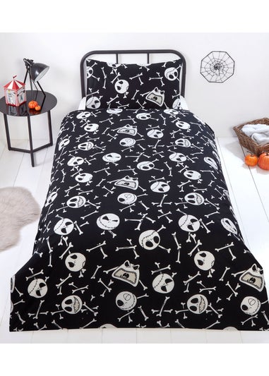 The Nightmare Before Christmas Grey Duvet Set