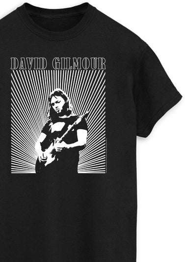 David Gilmour Lines Black T-Shirt