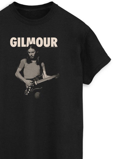 David Gilmour Black Playing Guitar T-Shirt