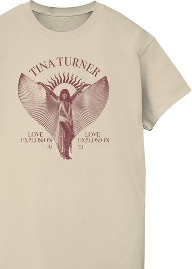 Tina Turner Love Explosion Sand Boyfriend Fit T-Shirt