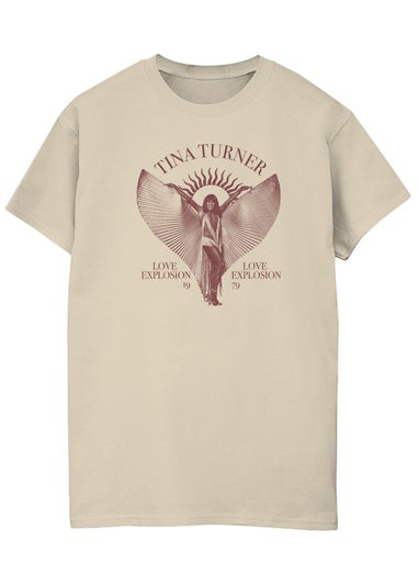 Tina Turner Love Explosion Sand Boyfriend Fit T-Shirt